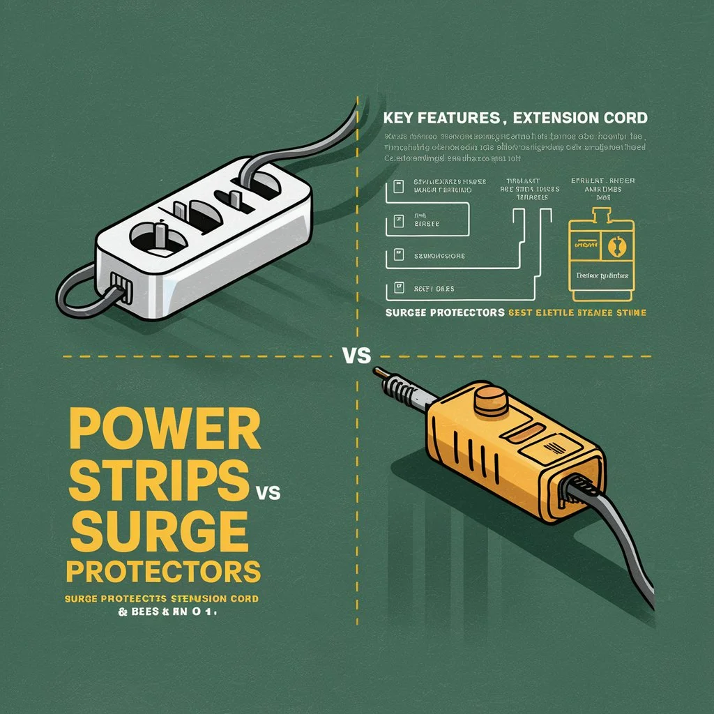 Power Strips vs Surge Protectors | Surge Protectors Extension Cord | Best & No 1