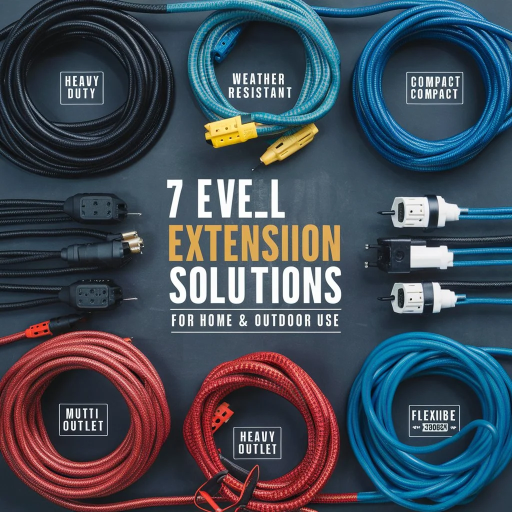 Extension cords | 7 Best Extension Cord Solutions for Home and Outdoor Needs