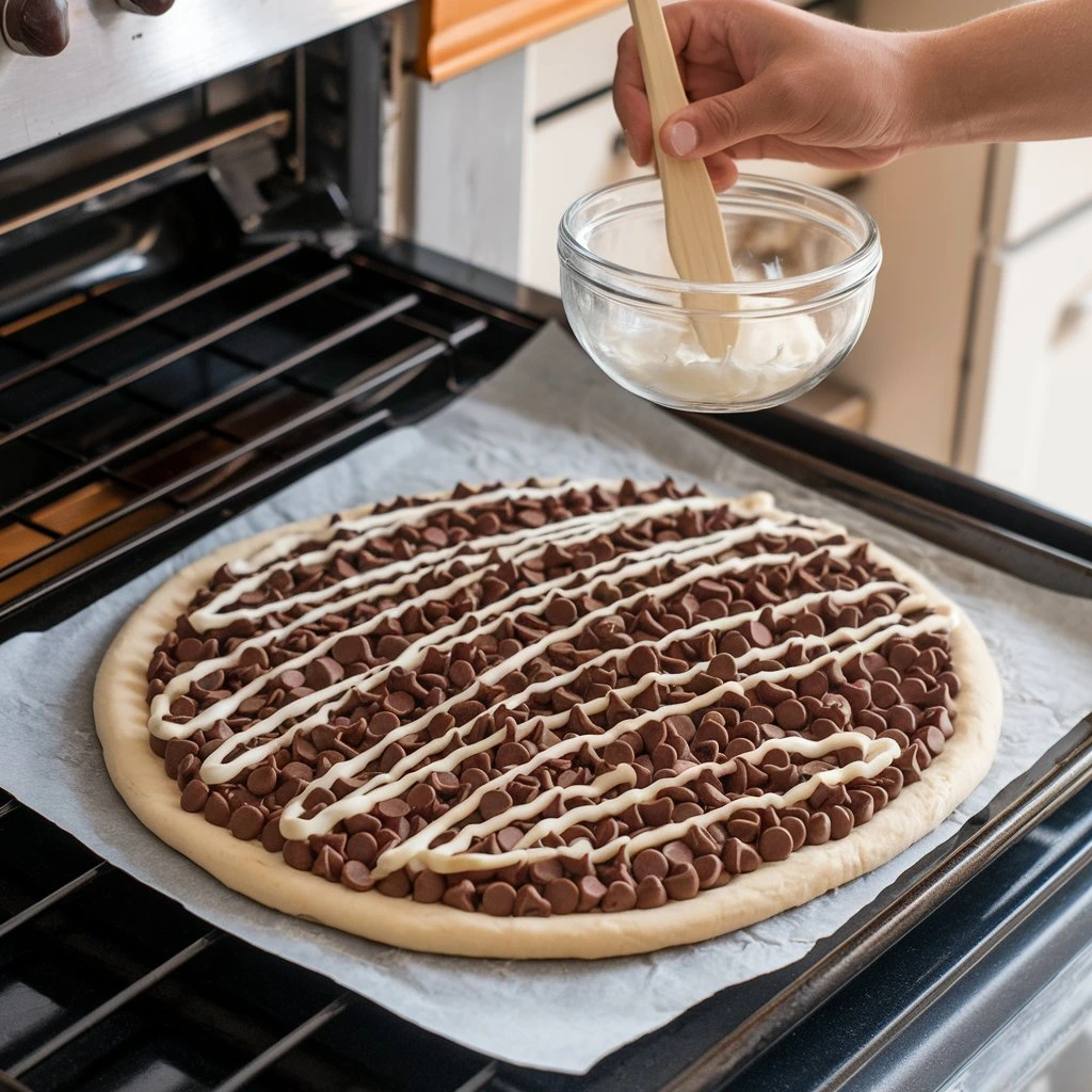 chocolate chip pizza